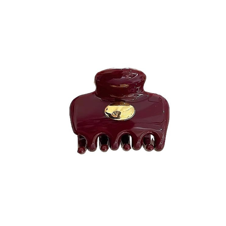 C廠【X7】高級感珍珠小金標高馬尾抓夾女半紮髮後腦勺髮夾2026新款鯊魚夾子
 26.03-2