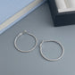 A廠【7165】時尚個性冷淡風大耳圈圓圈銀針高級感通勤百搭耳環
 25.11-4
