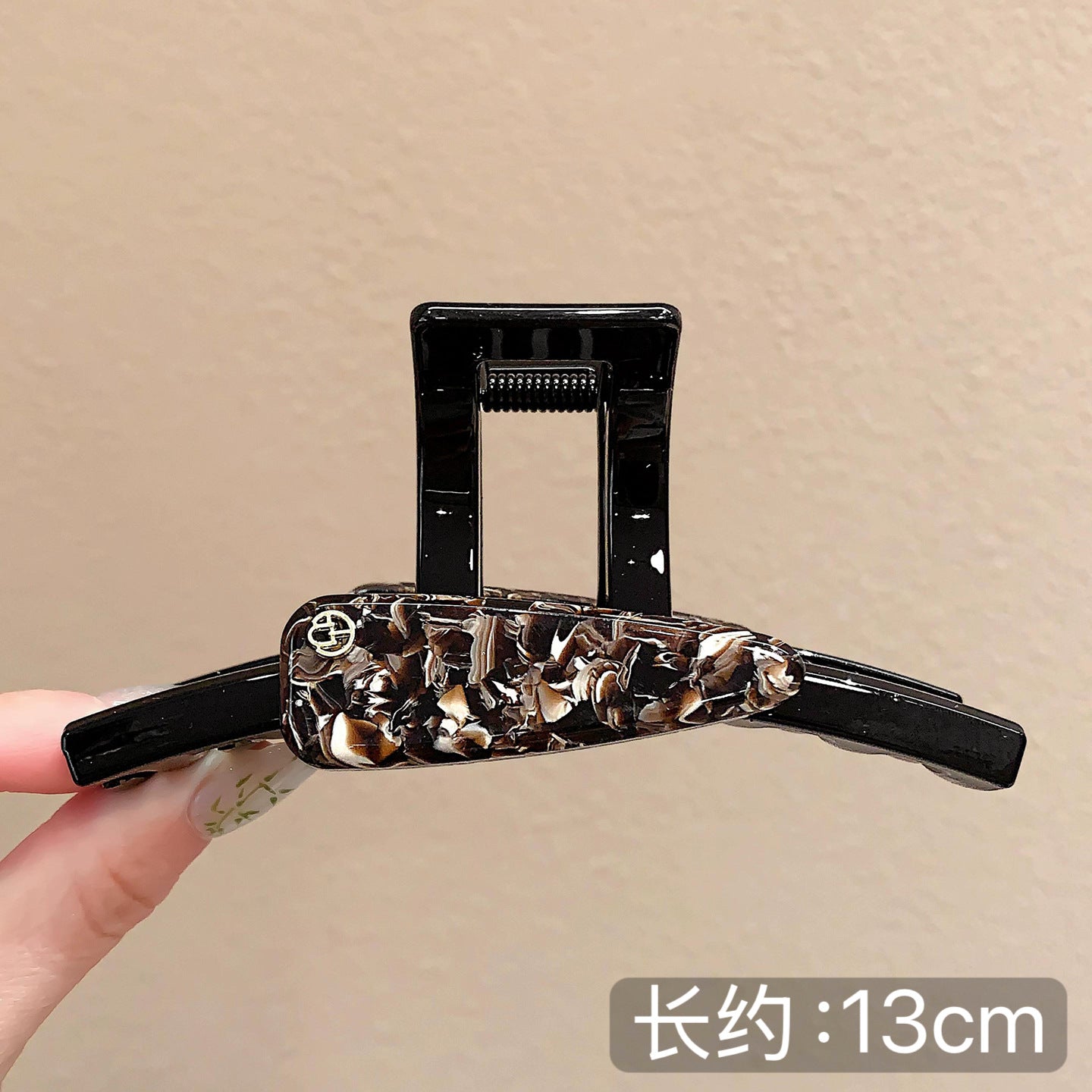C廠【X465】法式質感醋酸鯊魚夾抓夾簡約髮抓高級感髮夾秋冬新款韓國氣質頭飾
 26.06-3