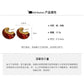A廠【HE28719】18k真金電鍍925銀針樹脂C型耳環復古港風耳環輕奢高級感個性耳環
 25.10-1