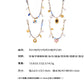 B廠【P2181】 diy絲巾項鍊 虎眼石仿珍珠頸鍊 小眾設計感打結布條飾品
 25.10-2