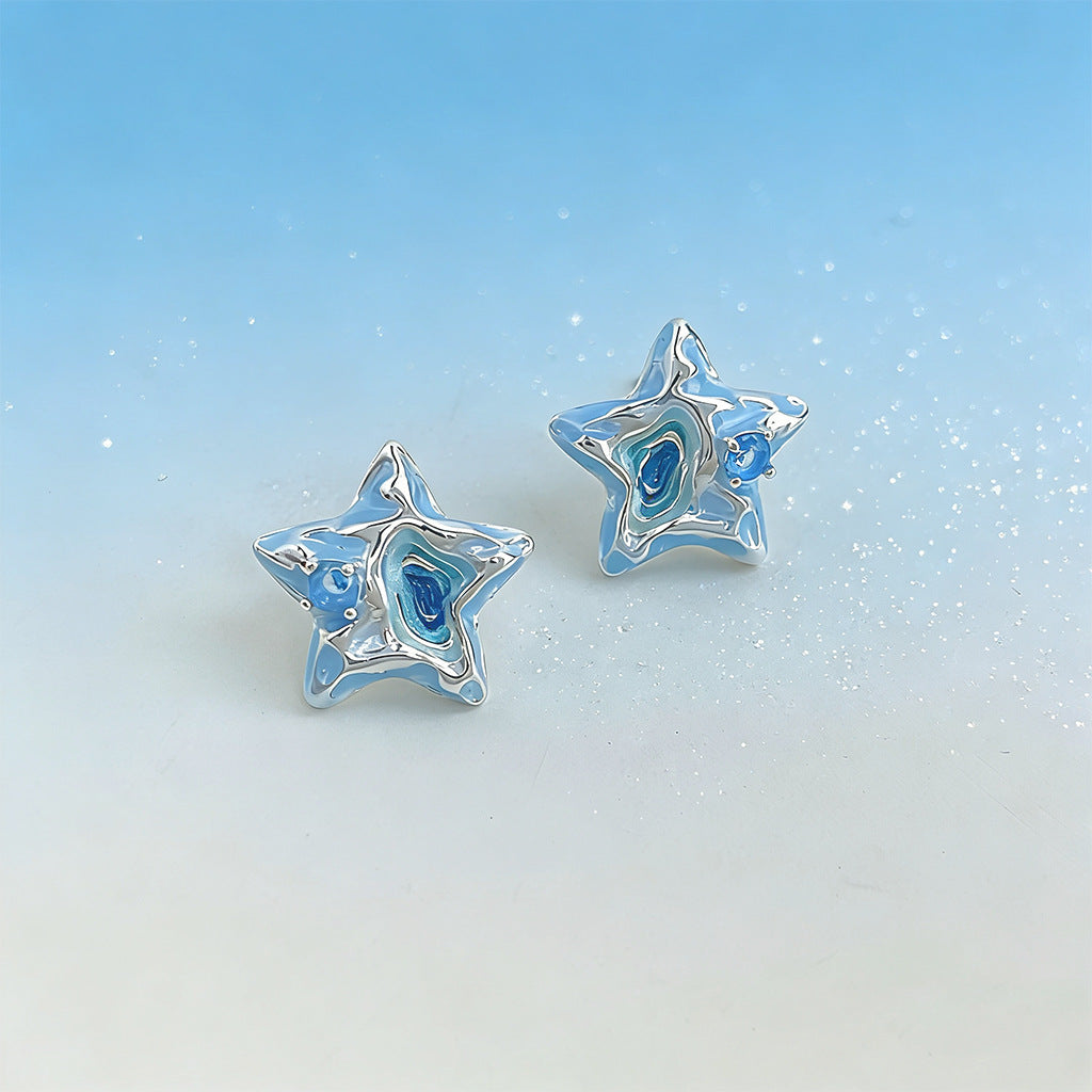 A廠【7250】設計師款浪漫海星小眾個性ins創意度假風格清新甜美耳環耳環女
 26.02-4