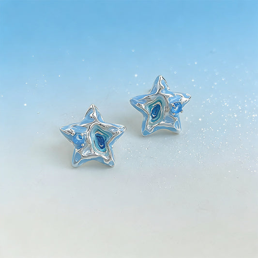 A廠【7250】設計師款浪漫海星小眾個性ins創意度假風格清新甜美耳環耳環女
 26.02-4