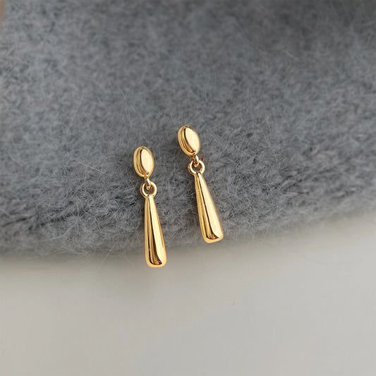 A廠【7313】時尚優雅通勤百搭小水滴幾何耳環清新甜美極簡主義耳環飾品女
 26.01-1