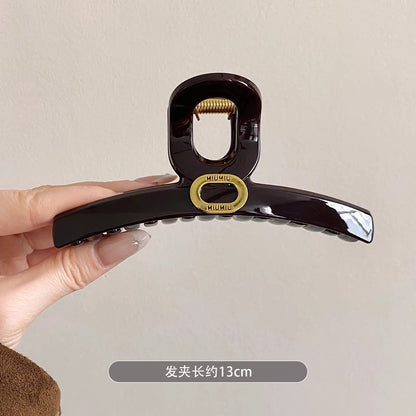 C廠【X139】金標頭髮抓夾女2026新款大號髮量多鯊魚夾後腦勺高端百搭髮夾髮飾
 26.04-3