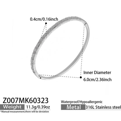 B廠【Z007】跨境熱銷微鑲鋯石環形細圈手鐲組合 精緻氣質簡約設計感手環
 26.04-1