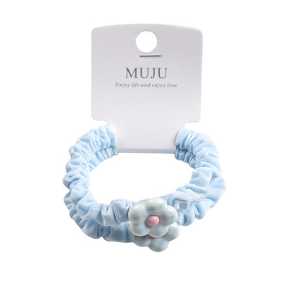 C廠【B218】2條卡裝小腸髮圈甜美少女皮筋頭繩韓系新款髮飾丸子頭馬尾髮繩 25.05-3「C廠-單筆結帳需滿，NT$500出貨(不含運費)」