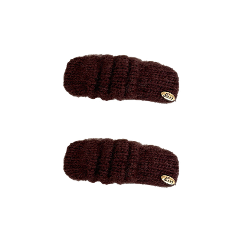 C廠【P61】秋冬軟糯針織簡約瀏海夾髮夾韓系少女BB夾髮卡碎髮夾子邊夾髮飾
 25.12-2「C廠-單筆結帳需滿，NT$500出貨(不含運費)」