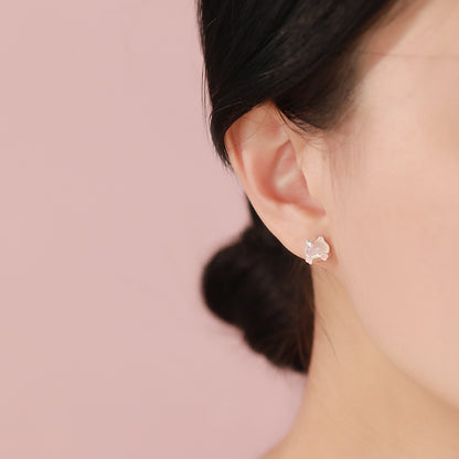 D廠【YC3405N】原創足銀S999馬上招桃項鍊氣質耳環清新手鍊百搭小眾精緻首飾
 26.01-1