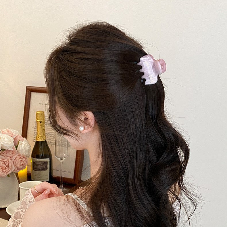 C廠【X32】小號暈染高馬尾抓夾女高級感氣質髮夾鯊魚夾2026新款半紮髮飾夾子
 26.03-4「C廠-單筆結帳需滿，NT$500出貨(不含運費)」