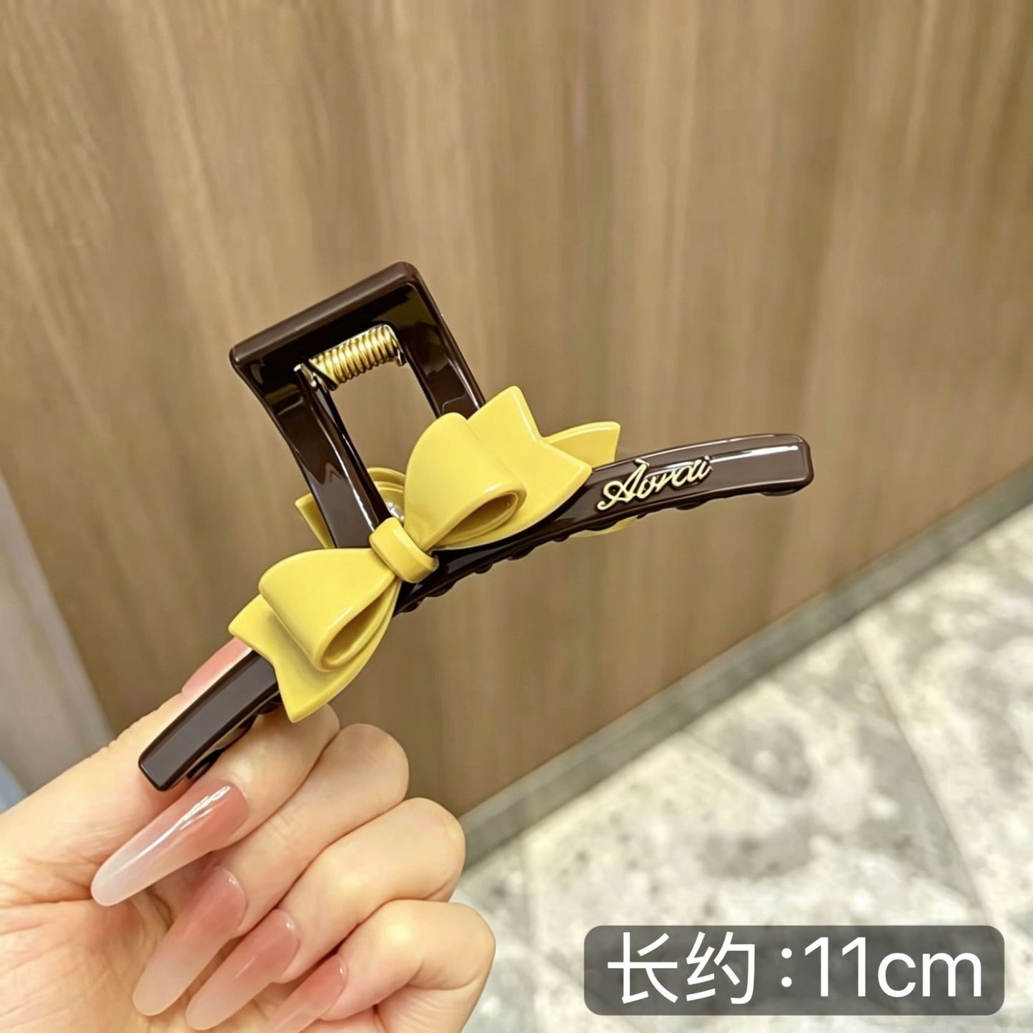 C廠【X458】甜美氣質粉紅蝴蝶結髮夾女2026新款後腦勺頭髮抓夾精緻漂亮鯊魚夾
 26.06-2