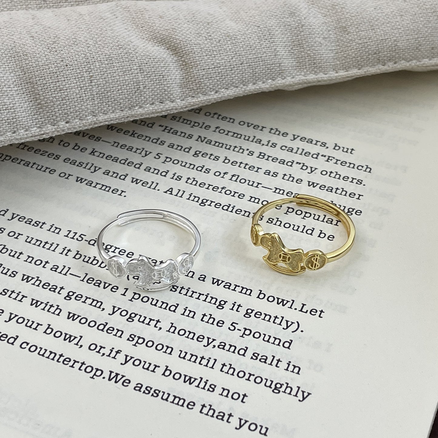 F廠【XDQ8049R】S925純銀小馬銅錢戒指女高級感馬上有錢開口食指戒小紅書爆款
 25.11-2