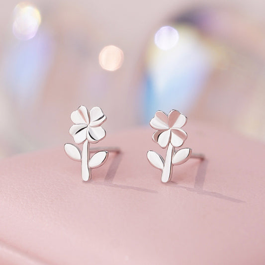 E廠【YC5346E】足銀S999淡雅甜美花朵耳環女小眾設計感新款秋冬款田園風耳環
 25.11-1