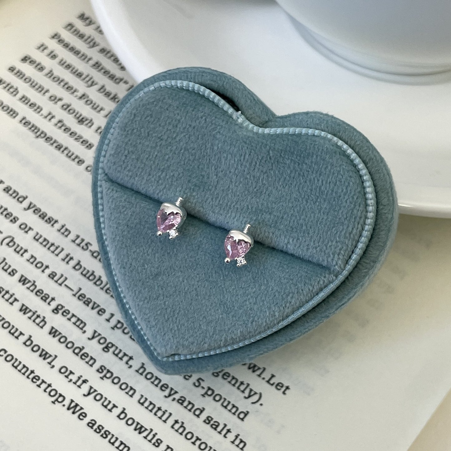 F廠【XDQ11132E】簡約設計感S999純銀草莓甜心耳環女精緻甜美氣質百搭耳飾品潮
 25.11-2