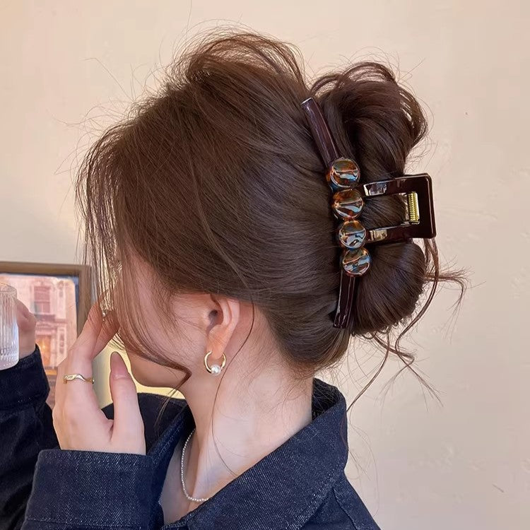 C廠【X13】早春~暈染簡約抓夾2026新款韓系頭髮髮夾女春夏高級感鯊魚夾頭飾
 26.03-3