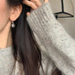 F廠【DQ10633E】韓國版小眾設計樹脂花朵耳環女S925銀氣質簡約小雛菊耳扣耳飾 25.04-3