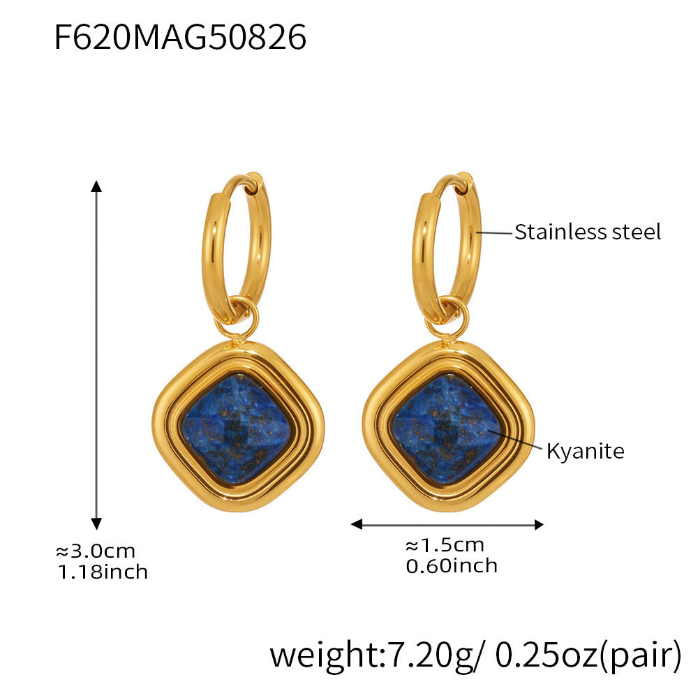 B廠【F620】歐美新款耳扣不鏽鋼滿鑽愛心大圈耳環鍍18k真金不掉色飾品
 25.09-1