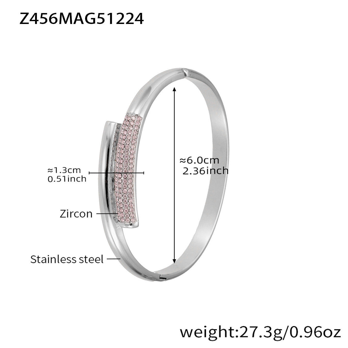 B廠【Z086】不鏽鋼5A鋯石幾何形手鐲鍍18k真金多手環組合 跨國時尚百搭首飾
 26.01-1
