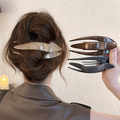 C廠【Q4】氣質紋理鴨嘴夾髮夾女大燕尾夾2026新款盤髮抓夾後腦勺百搭髮飾
 26.04-3