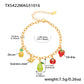 B廠【TXP422】跨境設計5A鋯石彩色滴油夏日水果多配件吊墜項鍊手鍊套裝女
 25.10-4