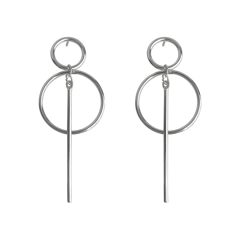 A廠【7114】歐美跨國幾何高級感圓時尚個性冷淡風新款耳環飾品
 25.11-3