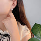 E廠【YC10188E】S925純銀淡雅枝葉鈴蘭花耳環女輕奢小眾設計感清新仙女耳飾 24.05-4