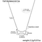 B廠【TXP342】全新中式飾品不銹鋼5A鋯石小辣椒狗骨頭個性雙層項鍊手鍊套裝 25.08-1