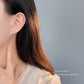 E廠【YC9677E】S925純銀公主水滴皇冠耳環女時尚輕奢高級感柔美小耳飾 24.03-1