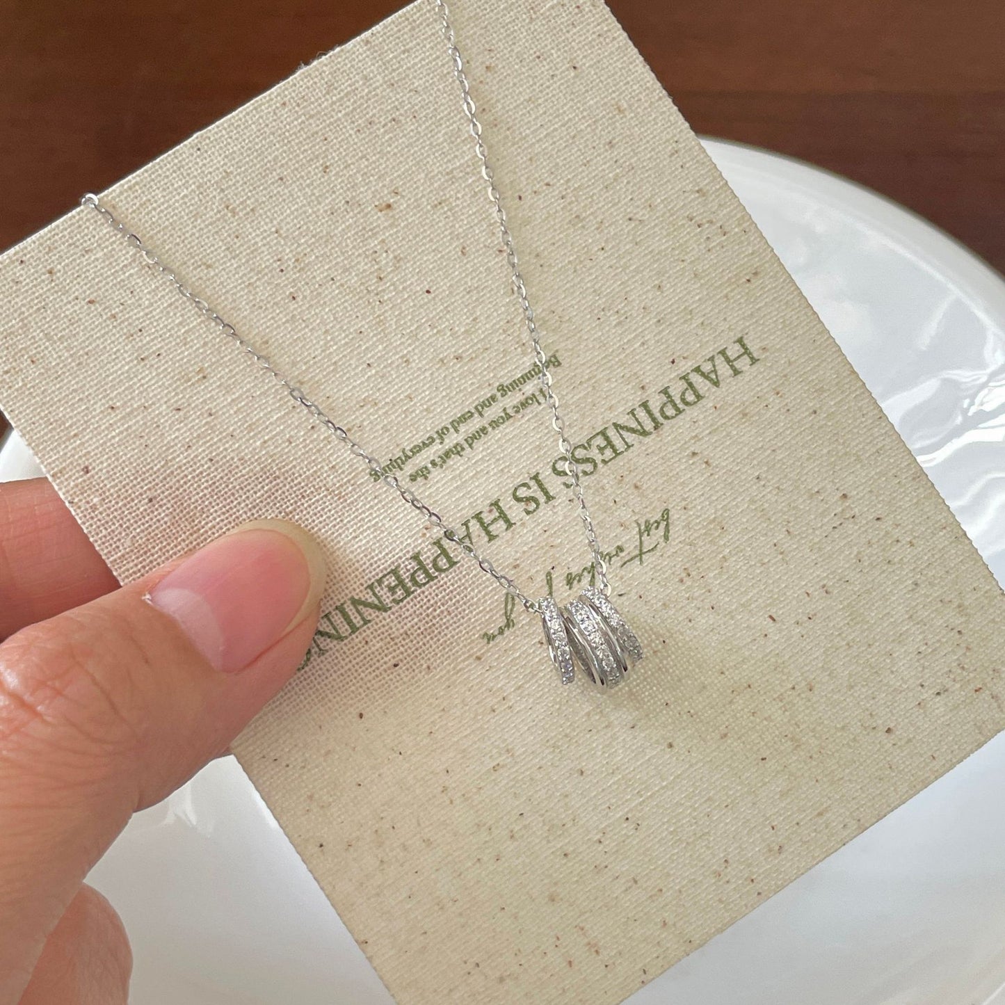 E廠【XDQ0127N】高級感超閃鋯石項鍊女S925純銀小眾時尚百搭輕奢鎖骨鏈配件品
 26.03-3