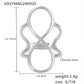 B廠【A937】歐美小眾可調8字開口戒指跨國新款不透鋼材質PVD電鍍個性手飾品 24.10-1