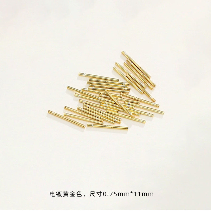 F廠【XDQ10167E】925純銀耳針耳棍養耳洞睡覺免摘基本款銀針耳環耳飾
 25.10-5