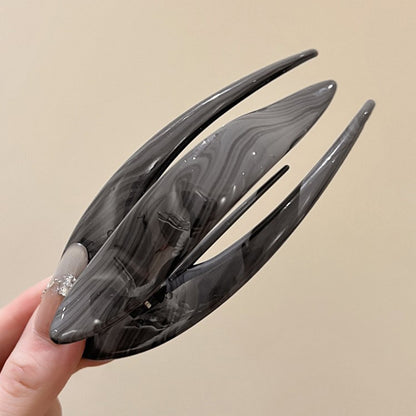 C廠【Q4】氣質紋理鴨嘴夾髮夾女大燕尾夾2026新款盤髮抓夾後腦勺百搭髮飾
 26.04-3