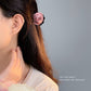 E廠【YC10014E】S999足銀夏日粉紅貓眼石冰淇淋耳環女甜美可愛小清新耳飾 24.05-4