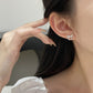 F廠【DQ10955E】足銀999甜美氣質鏤空蝴蝶結耳環女小眾高級感鑲鋯石簡約耳飾 25.06-4