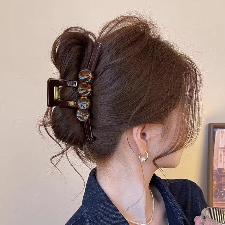 C廠【X13】早春~暈染簡約抓夾2026新款韓系頭髮髮夾女春夏高級感鯊魚夾頭飾
 26.03-3