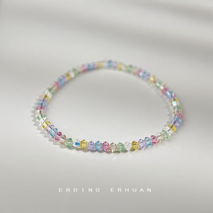 A廠【5628】真的施華洛水晶！實體巨閃巨亮很細節！高級感簡約輕奢風手串手鍊 25.02-4