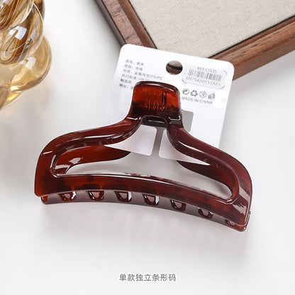 C廠【D335】卡裝PC髮夾高級感魚尾抓夾大號加厚髮卡商超髮飾女後腦勺鯊魚夾
 25.10-5「C廠-單筆結帳需滿，NT$500出貨(不含運費)」