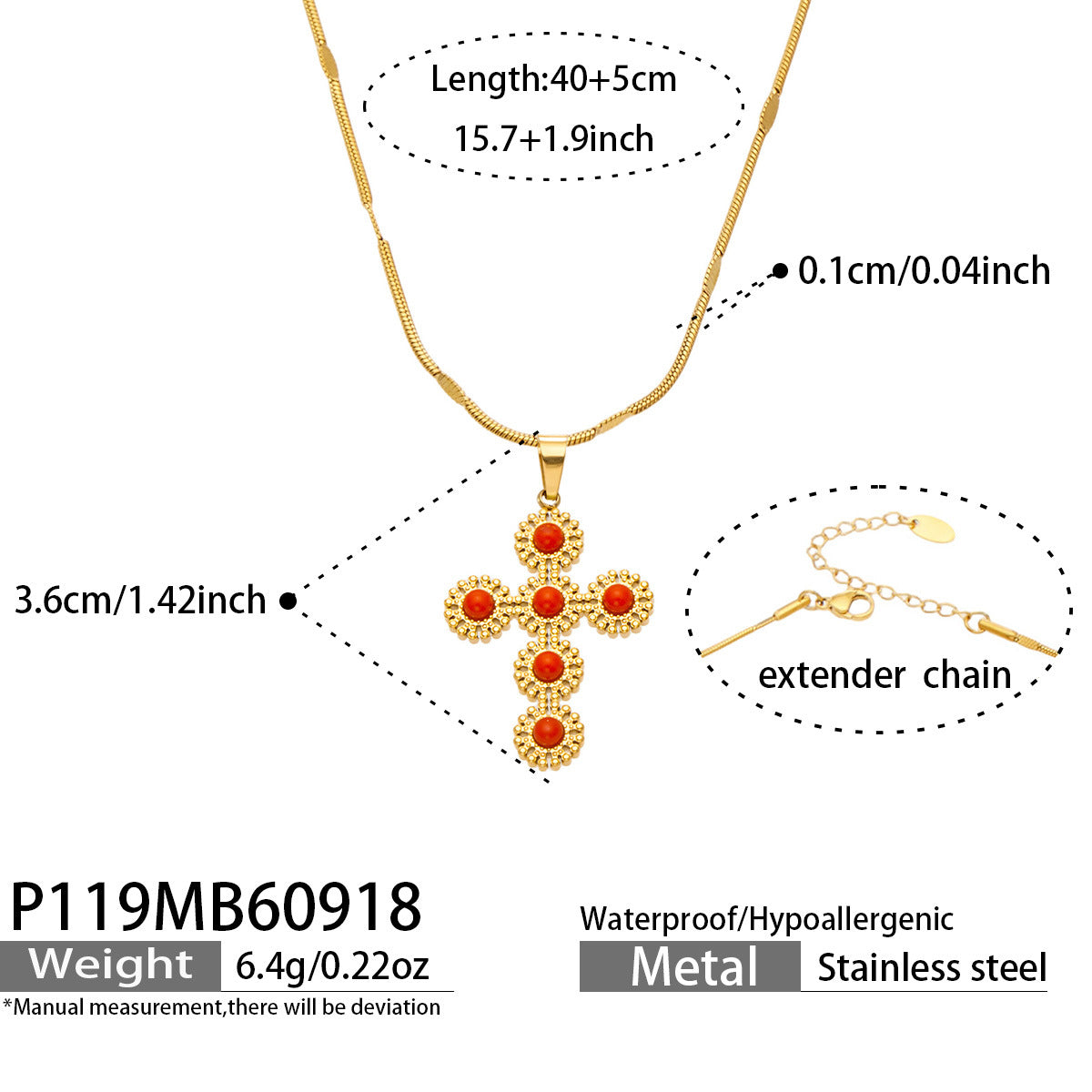 B廠【P119】 復古愛心微鑲鋯石十字架鎖骨鏈項鍊
 26.09-4