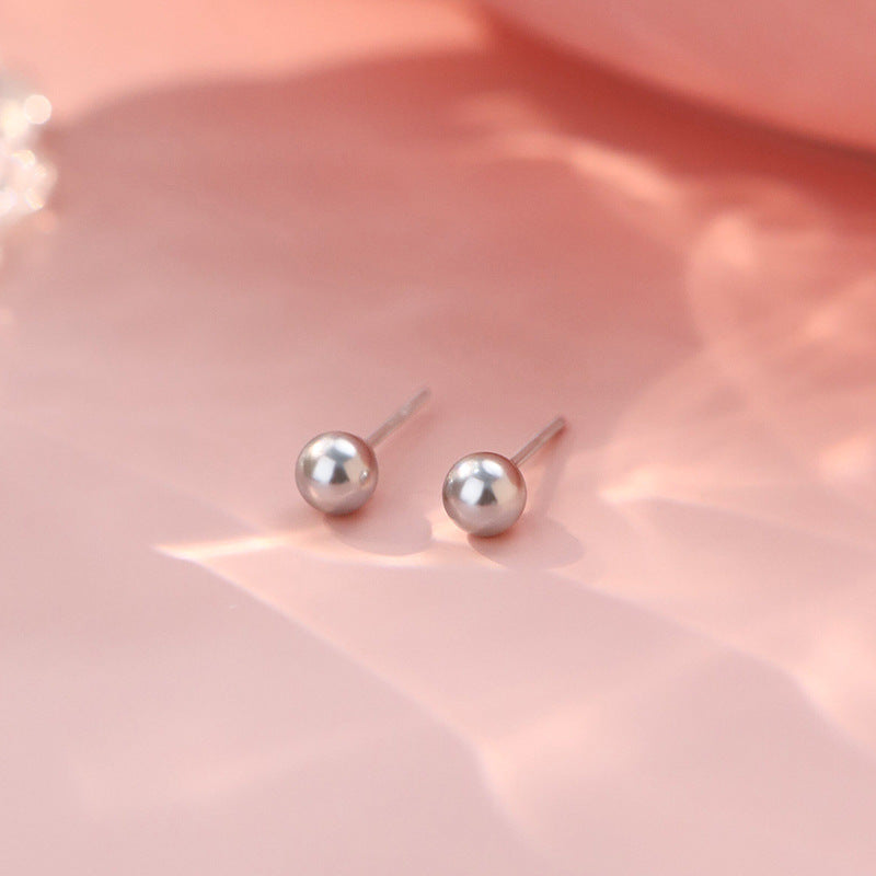 E廠【YC7165E】S999足銀簡約珍珠耳環女輕奢法式復古氣質高級甜美溫柔感耳飾
 25.10-3