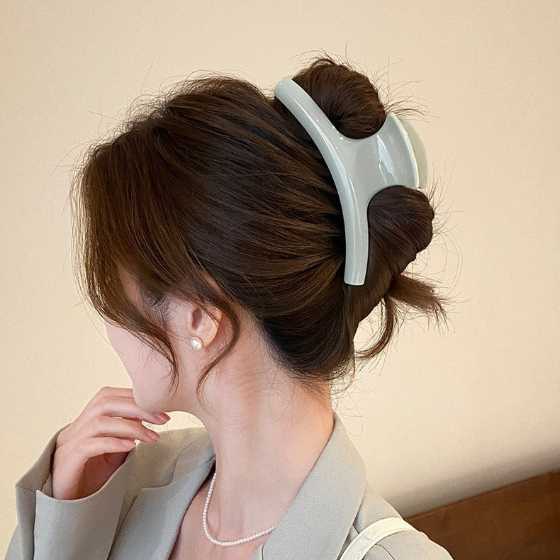 C廠【X3】早春大號弧形抓夾女2026新款簡約百搭後腦勺鯊魚夾髮夾高級感髮飾
 26.03-2