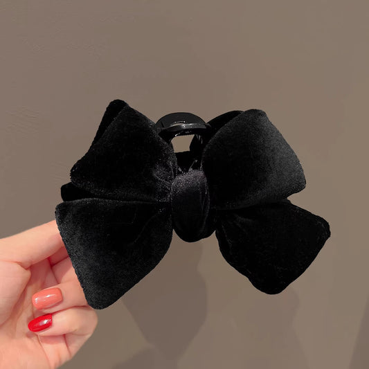 C廠【P88】立體充棉蝴蝶結大抓夾女2025新款後腦勺髮夾高級感髮量多鯊魚夾
 26.01-1