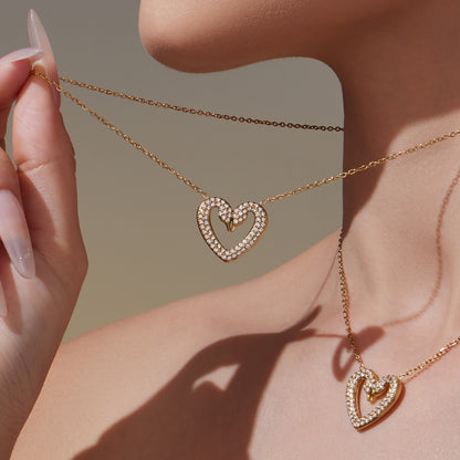 B廠【TXP431】不銹鋼滿鑽鋯石雙天鵝耳環戒指手鍊項鍊套組跨境時尚首飾
 25.10-3