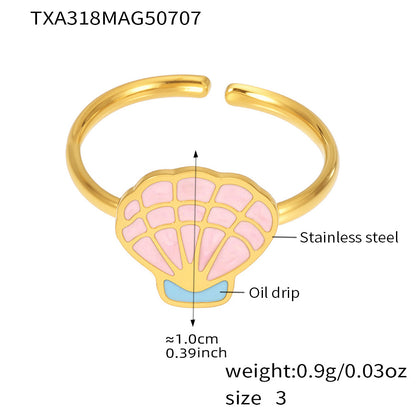 B廠【TXP318】粉紅色白雪公司裙子飾品不銹鋼鍍18k真金不掉色首飾套裝 25.07-3