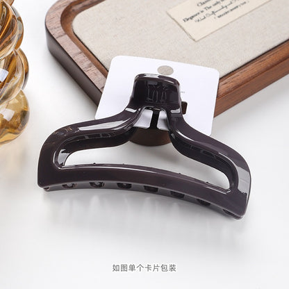 C廠【D335】卡裝PC髮夾高級感魚尾抓夾大號加厚髮卡商超髮飾女後腦勺鯊魚夾
 25.10-5「C廠-單筆結帳需滿，NT$500出貨(不含運費)」