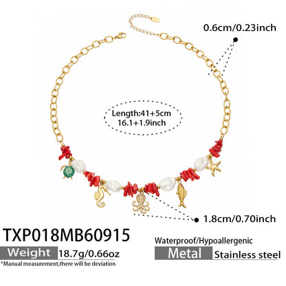 B廠【TXP018】 紅珊瑚滴油鋯石多配件手鍊項鍊套裝
 26.09-4