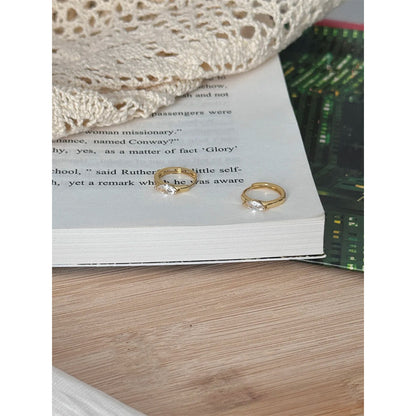 E廠【XDQ10541E】小眾設計馬眼閃鑽耳扣S925純銀精緻優雅鑲鋯石時尚耳環耳環女
 26.01-1