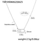 B廠【TXP290】歐美飾品不鏽鋼5A鋯石鎖骨項鍊戒指首飾組18k鍍金不掉色 25.07-1