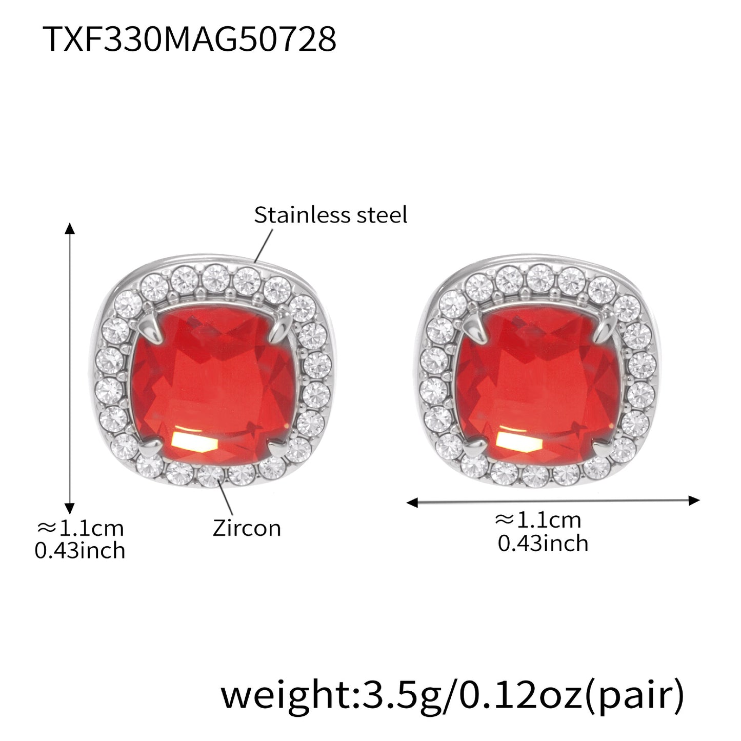 B廠【TXP330】新中式配件不鏽鋼5A鋯石項鍊耳環組ins小眾設計開口戒指 25.08-1