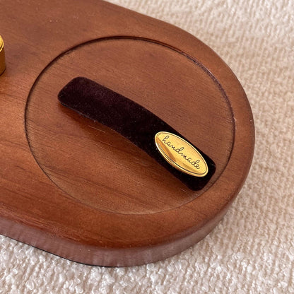 C廠【Y935】法式復古金標絲絨髮夾一字夾高級感側邊夾瀏海夾簡約氣質髮卡髮飾
 25.12-3「C廠-單筆結帳需滿，NT$500出貨(不含運費)」