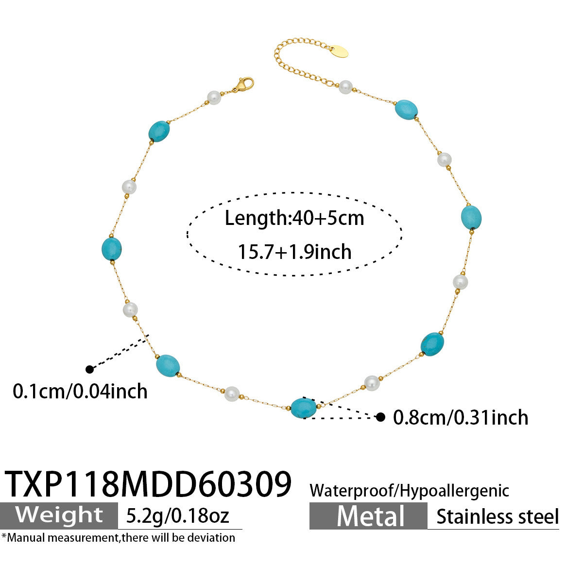 B廠【TXP114】多巴胺彩色小方塊碎石手工製作串珠項鍊手鍊套裝歐美簡約時尚飾品
 26.03-3